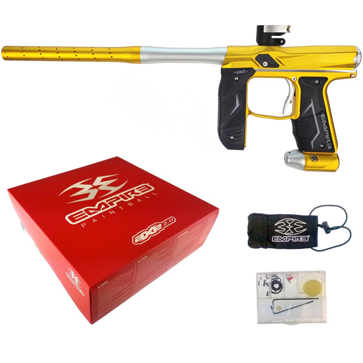 Empire Axe 2.0 Paintball Marker Dust Gold Dust Silver - Guards On Duty Shop