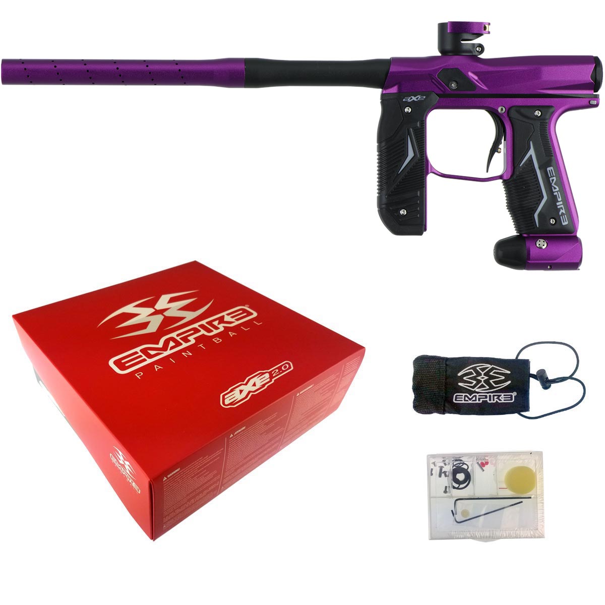 Empire Axe 2.0 Paintball Marker Dust Purple Dust Black - Guards On Duty Shop