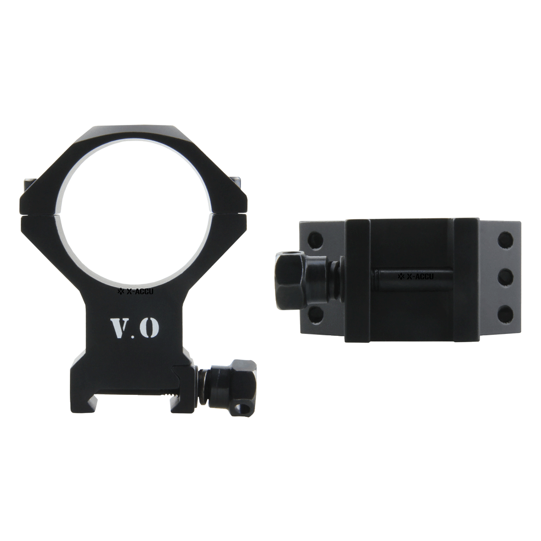 X-ACCU 35mm High Profile Scope Rings - Guards On Duty Shop