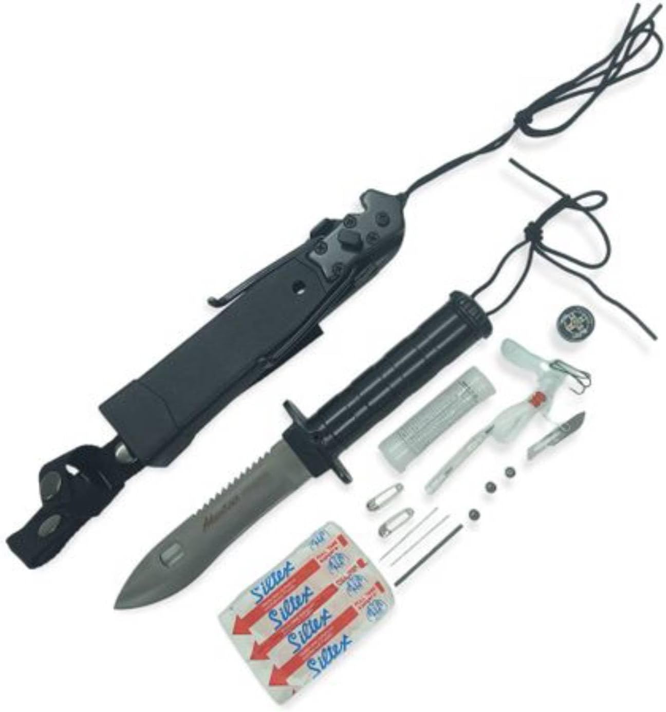 ADVENTURER SURVIVAL KIT BLK METAL COLOR - Guards On Duty Shop