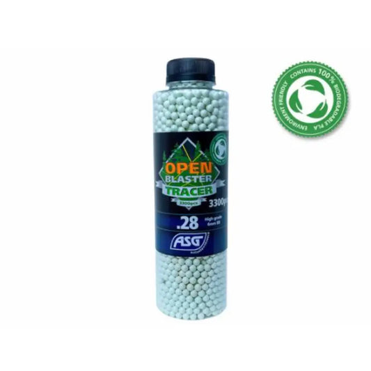 ASG 19408 Blaster Tracer Airsoft BBs 0.25g 3300ct Green - Guards On Duty Shop