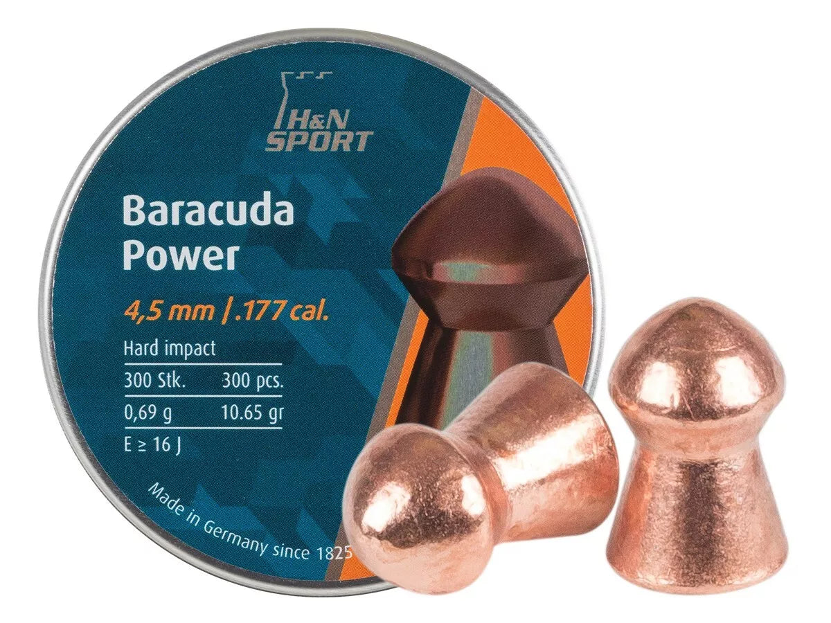 5 X H&N BARACUDA POWER 4,50/300S (Bulk Buy) 5 X H&N BARACUDA POWER