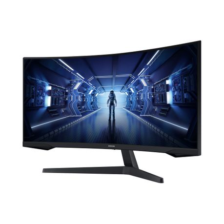 Samsung LC34G55TWW 34'' Odyssey G5 Ultra WQHD Curved Monitor; 21:9; 1000R; 3440X1440 Resolution; Max 165Hz; 2500:1 Static; 1ms (