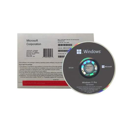 Microsoft - Windows 11 Professional 64bit English - Coem Dvd - Guards On Duty Shop & Security Guards