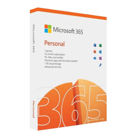 Microsoft 365 Personal- Download. 1 Yr Subscr Africa Only. Min OS Windows 10 - must be invoiced with any Windows PC/Laptop