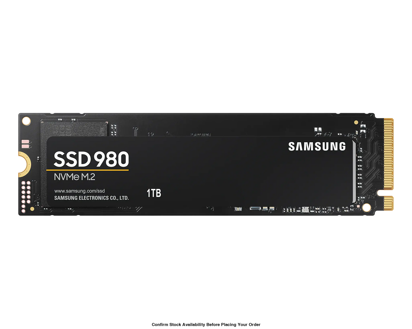 SAMSUNG 980 500GB NVME SSD - READ SPEED UP TO 3100MB/S, WRITE SPEED TO UP 2600MB/S, RANDOM READ UP TO 400000 IOPS, RANDOM WRITE UP TO 470000 IOPS, PCIE 3.0 X4, NVME 1.4, V-NAND 3BIT MLC, PABLO CONTROLLER, HMB (HOST MEMORY BUFFER) 5 YEAR CARRY-IN WARRANTY - Guards On Duty Shop