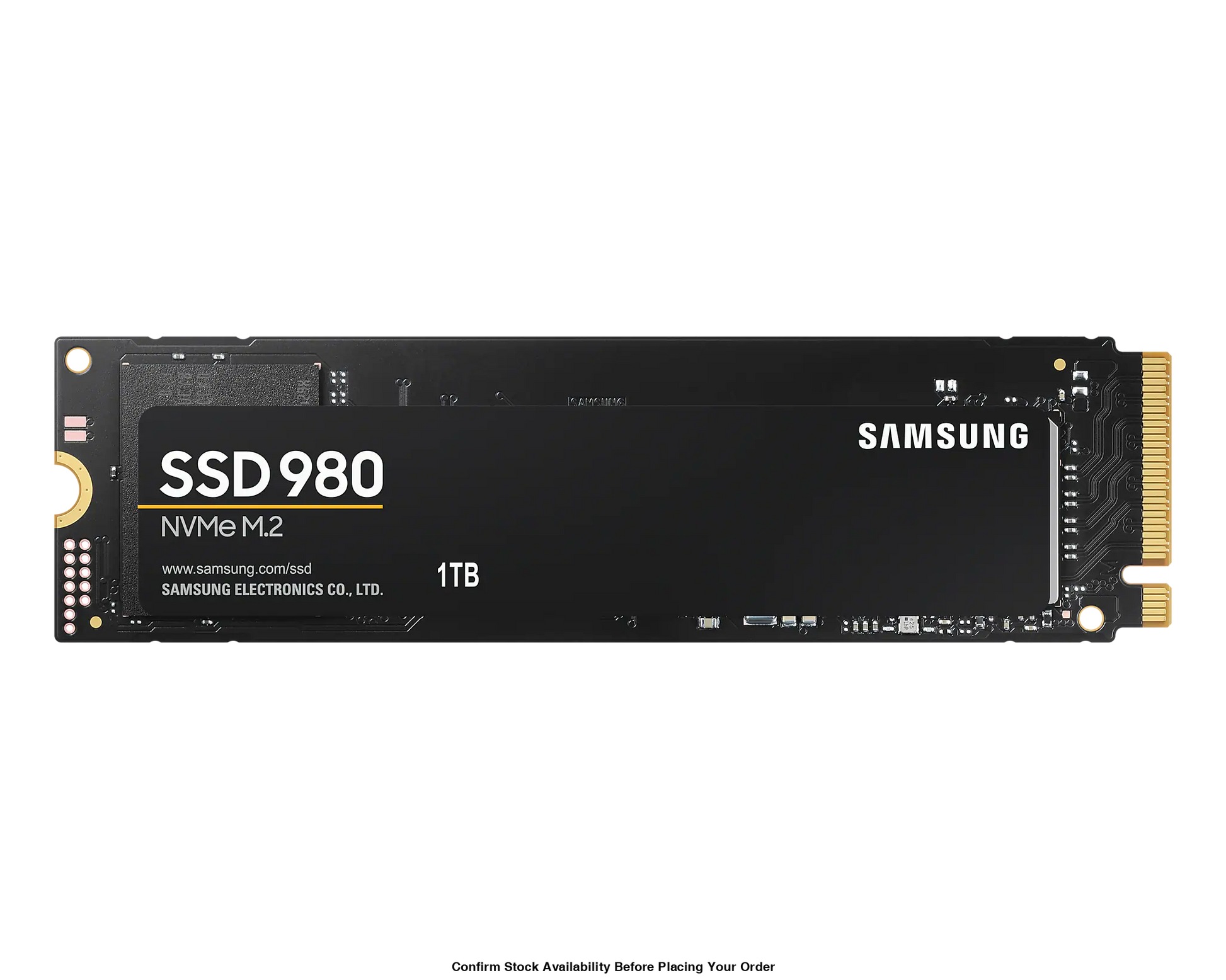 SAMSUNG 980 500GB NVME SSD - READ SPEED UP TO 3100MB/S, WRITE SPEED TO UP 2600MB/S, RANDOM READ UP TO 400000 IOPS, RANDOM WRITE UP TO 470000 IOPS, PCIE 3.0 X4, NVME 1.4, V-NAND 3BIT MLC, PABLO CONTROLLER, HMB (HOST MEMORY BUFFER) 5 YEAR CARRY-IN WARRANTY - Guards On Duty Shop