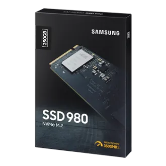 SAMSUNG 980 250GB NVME SSD - READ SPEED UP TO 2900MB/S, WRITE SPEED TO UP 1300MB/S, RANDOM READ UP TO 230000 IOPS, RANDOM WRITE UP TO 320000 IOPS;PCIE 3.0 X4, NVME 1.4; V-NAND 3BIT MLC; PABLO CONTROLLER; HMB (HOST MEMORY BUFFER) 5 YEAR CARRY-IN WARRANTY O - Guards On Duty Shop & Security Guards