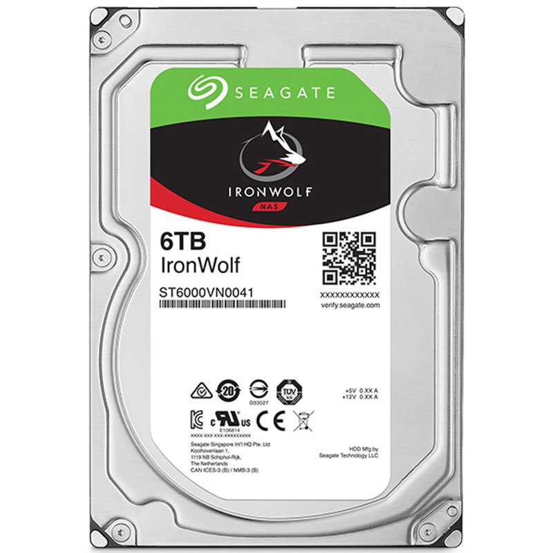 IronWolf NAS HDD 6TB SATA