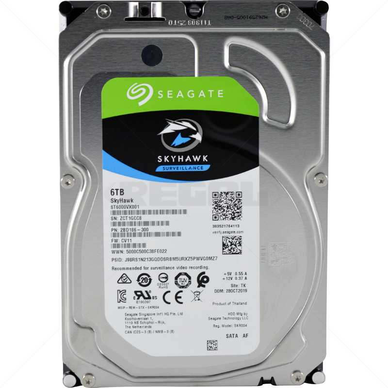 SkyHawk Surveillance HDD 6TB SATA