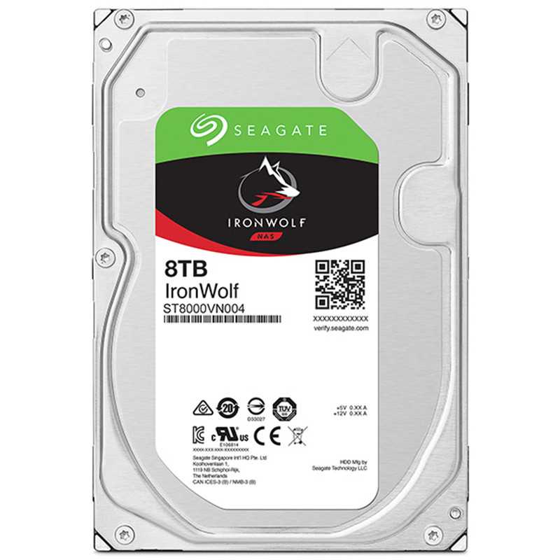 IronWolf NAS HDD 8TB SATA (On)