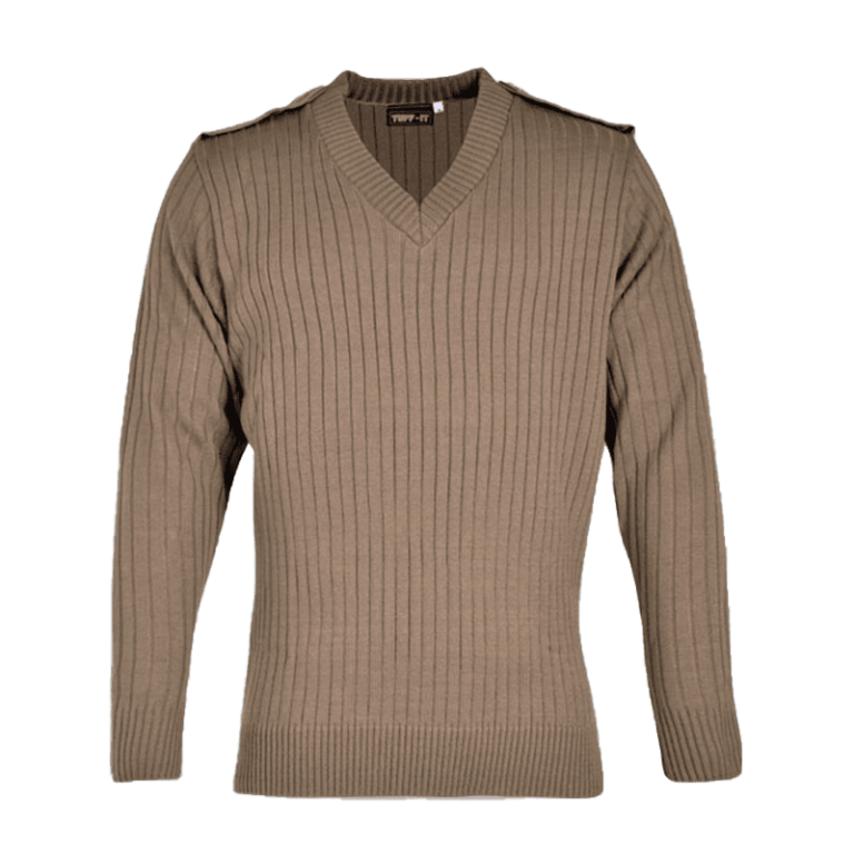 Long Sleeve Combat Jersey with Epaulettes & Elbow Patches - Black Navy Khaki Olive Green Size S-2XL