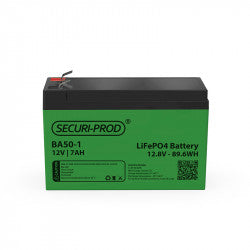 Securi-Prod Battery 12V 7Ah Lithium LiFePO4 - Guards On Duty Shop & Security Guards