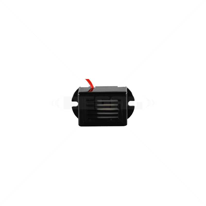 Buzzer Rectangular Black