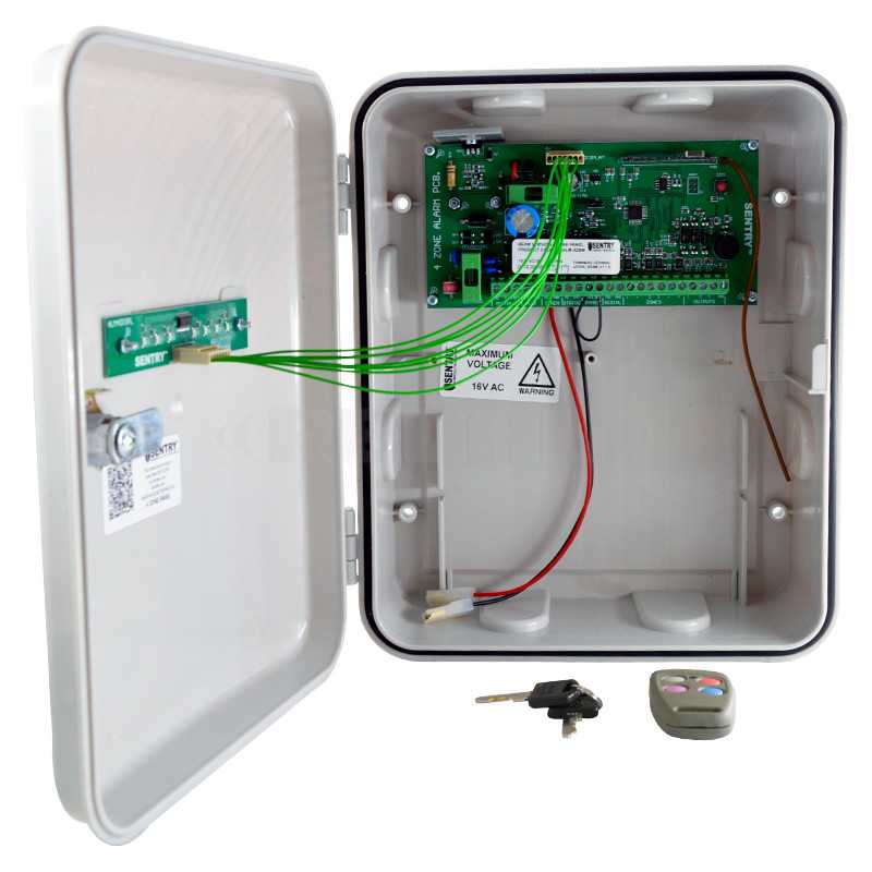 4 Zone Perimeter Alarm Panel