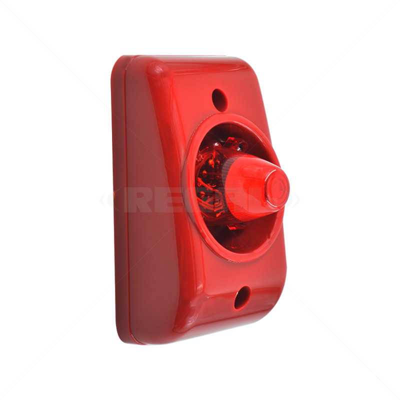 SP Siren & Strobe Red