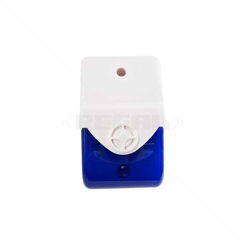 SP Alarm Siren & Strobe Blue