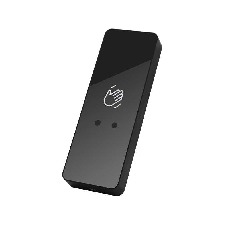 Securi-Prod Touchless Exit Button Surface Mount Black 12/24VDC NO,NC