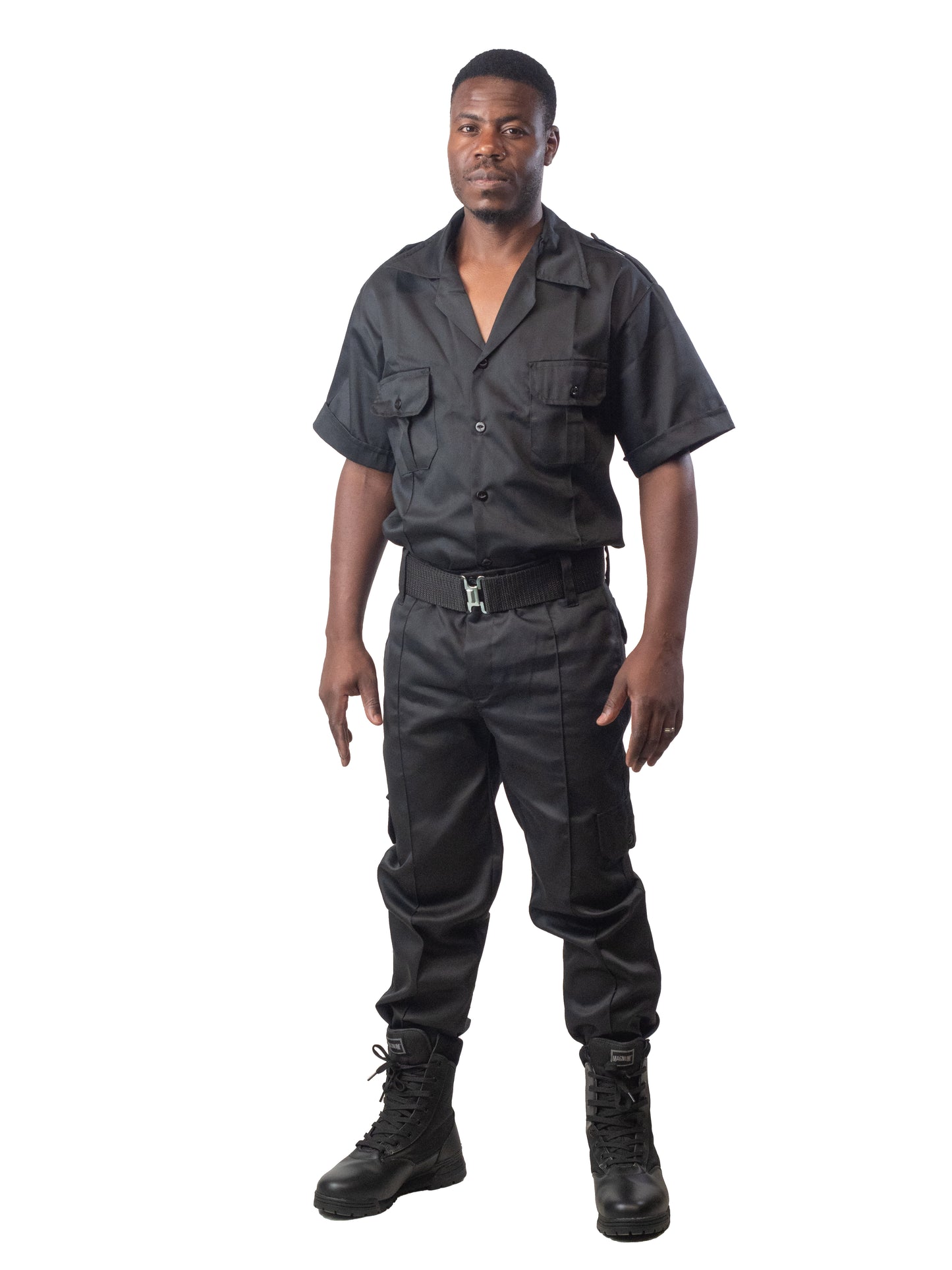 Combat Trousers with wide belt loops and drawstring