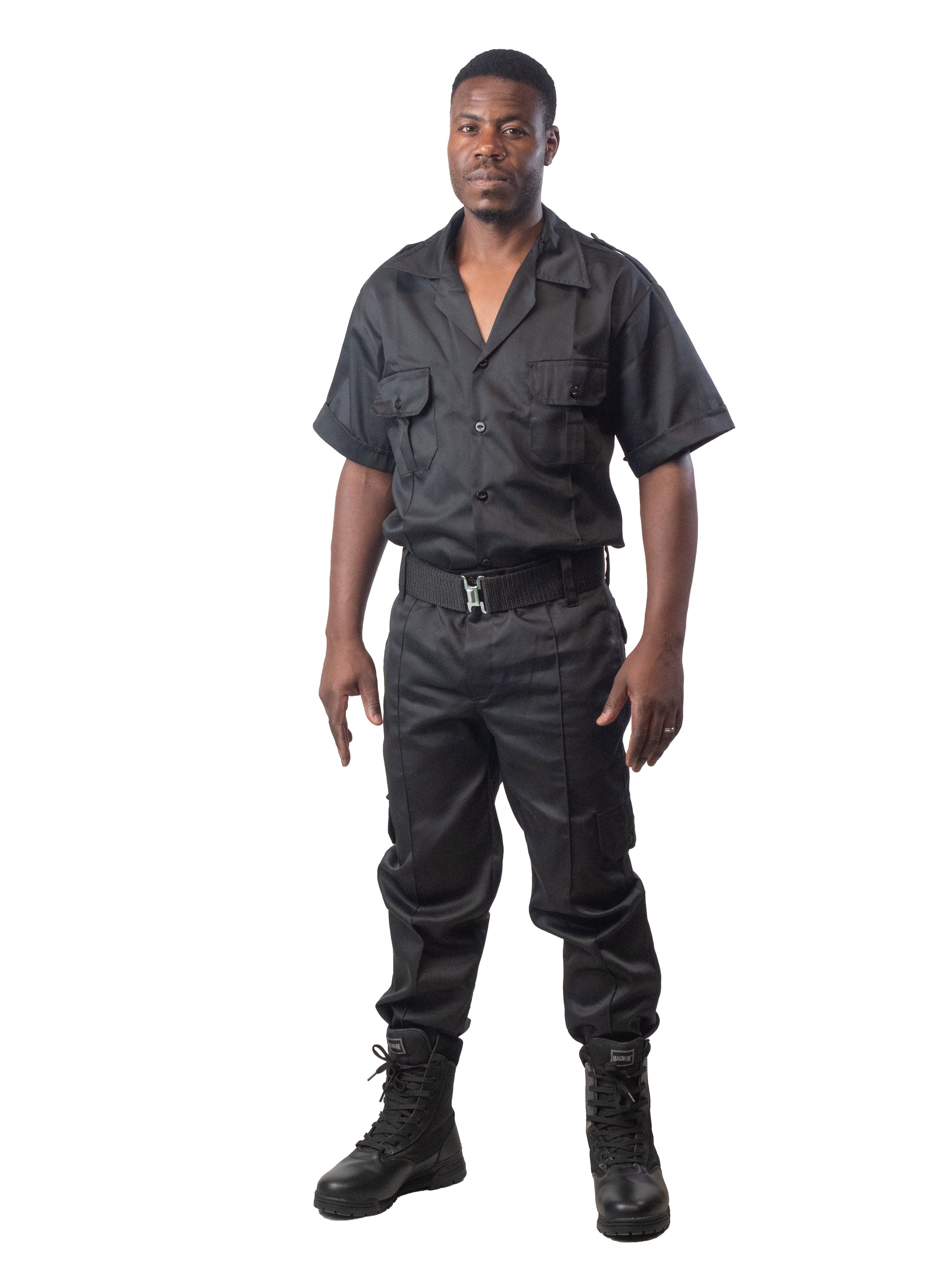 Combat Trousers with wide belt loops and drawstring