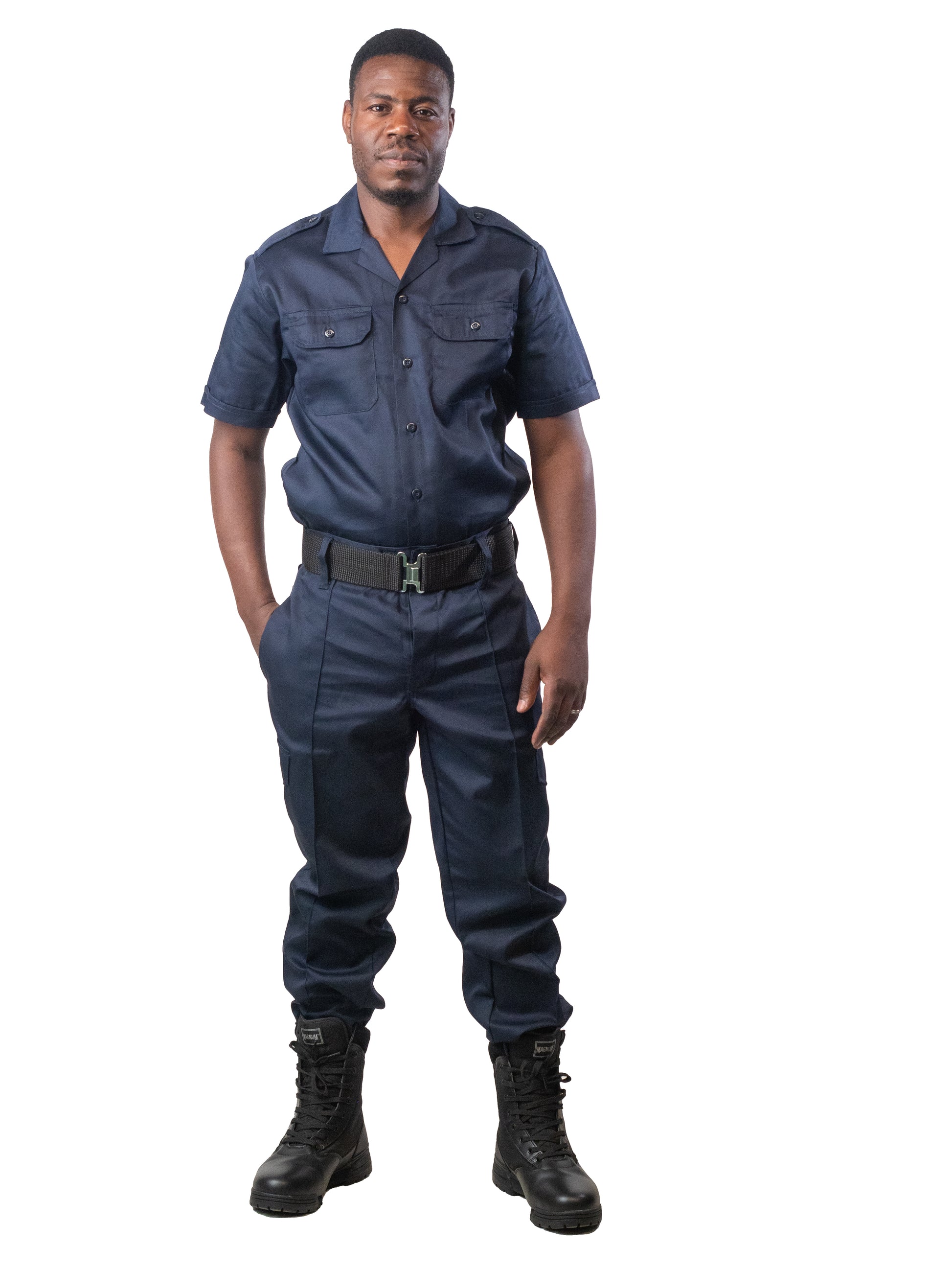 Combat Trousers with wide belt loops and drawstring