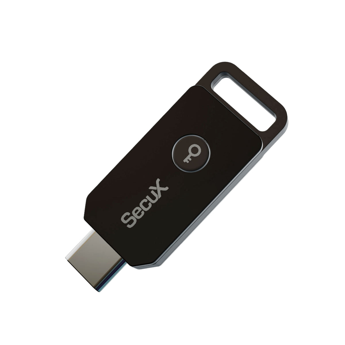 SecuX PUFido Clife Key USB-C security key, angled view on white, official SecuX image