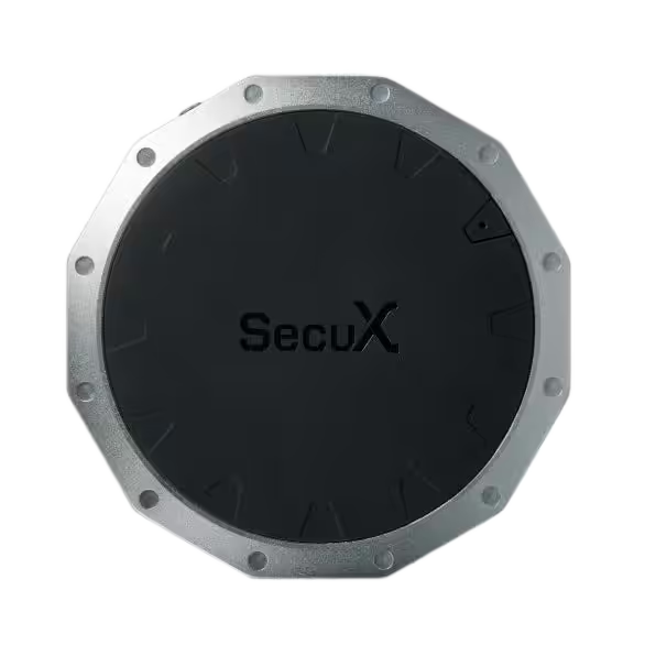 SecuX V20 back view with the SecuX logo, official SecuX image