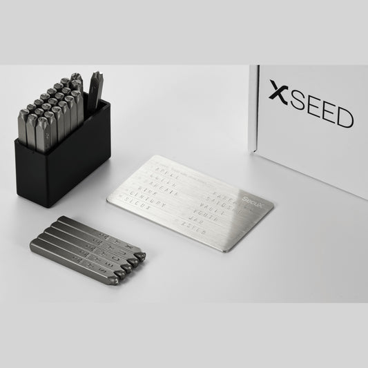 SecuX X-SEED Plus Seed Phrase Storage and Punch Set