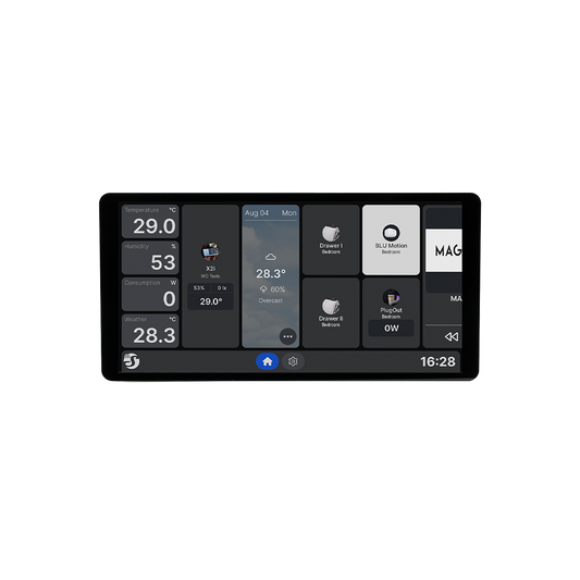 Shelly Wall Display X2i Smart 6.95” Color Touchscreen (Black)