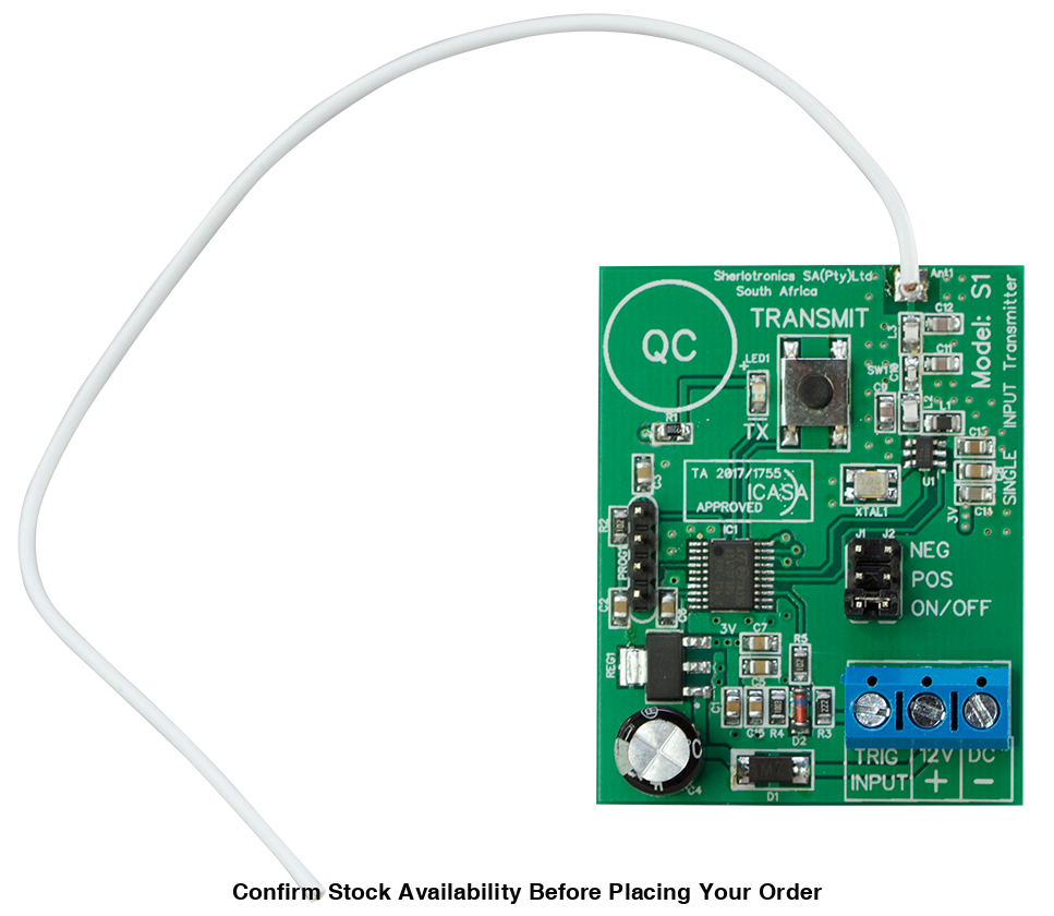 Sherlo S1 -   1CH Indoor Transmitter Unit  403mhz