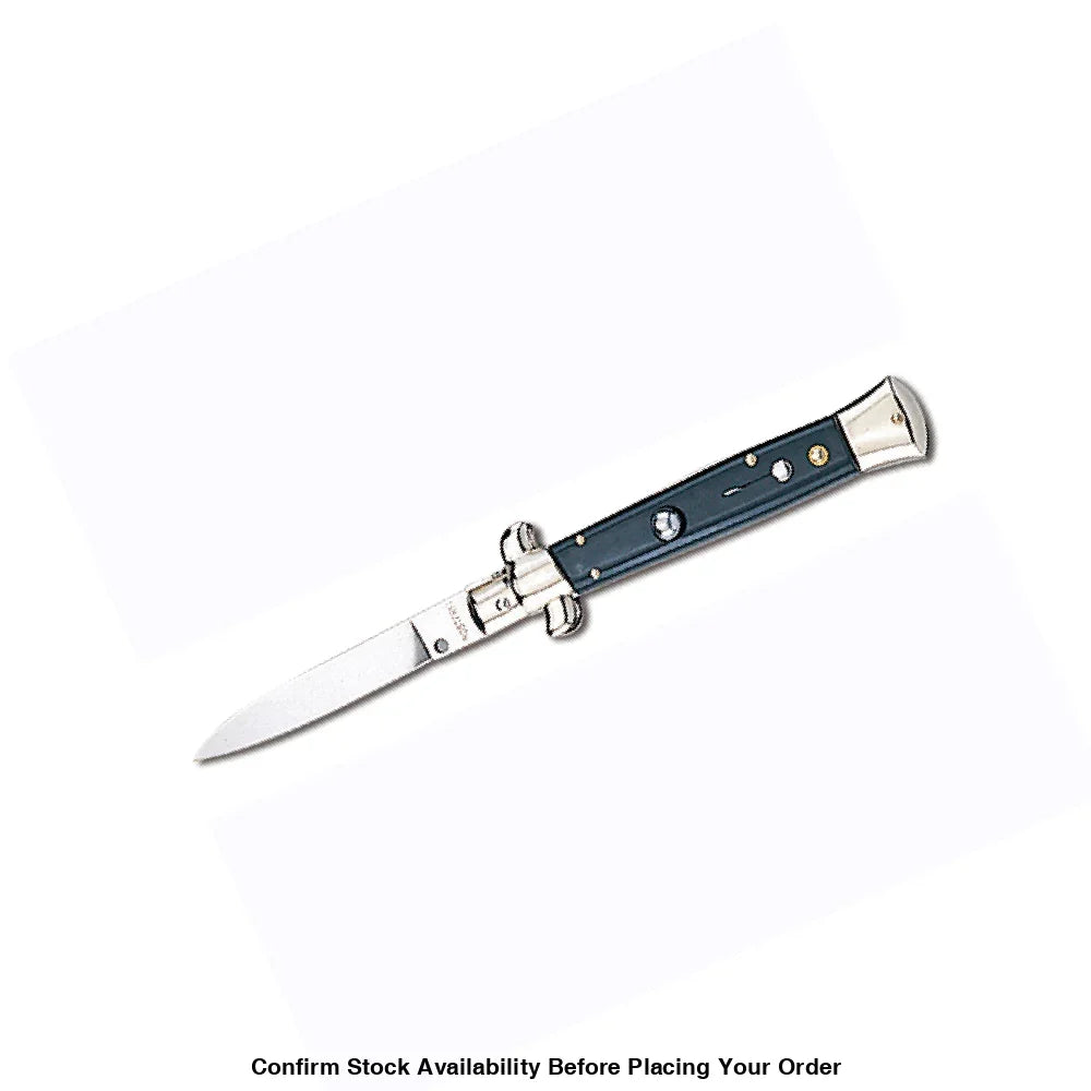 SIDE OPEN SPRING FLICK KNIFE GREEN - Guards On Duty Shop