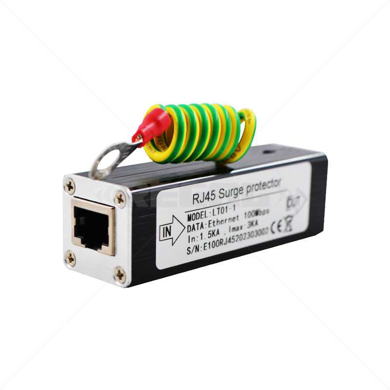 Single Channel 10/100Mbps Network Surge Protector