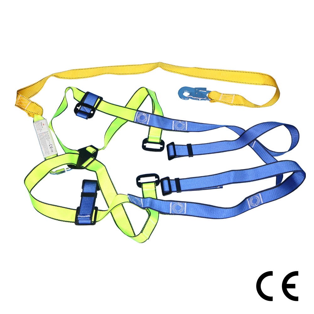 Pinnacle Single Lanyard Full Body Harness with Snap Hook