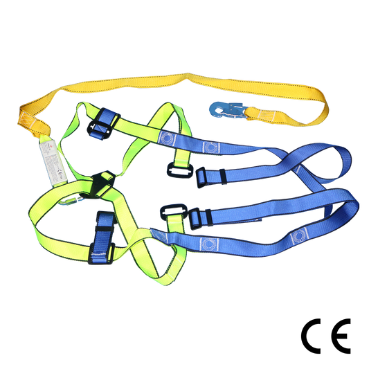 Pinnacle Single Lanyard Full Body Harness with Snap Hook