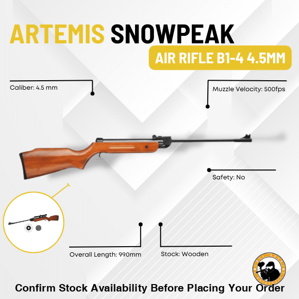 Artemis SnowPeak B1 4 4.5mm Wood - Guards On Duty Shop