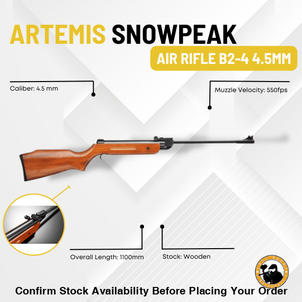 Artemis SnowPeak B2-4 4.5mm Wood - Guards On Duty Shop