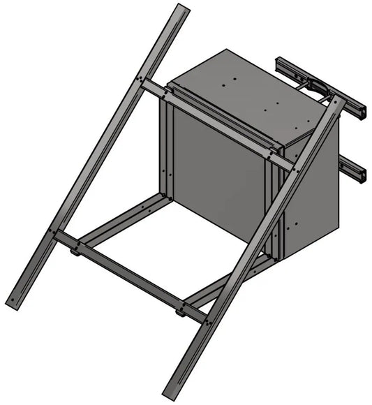 Solar Caddy - SS IP68 Enclosure - Solar Panel bracket - 30A Lipo charge controller - 150W Solar Pane