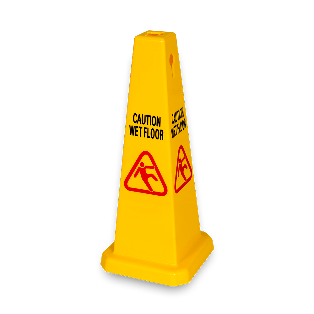 Pinnacle Wet Floor Sign Square Cone 68cm (Pack of 2)