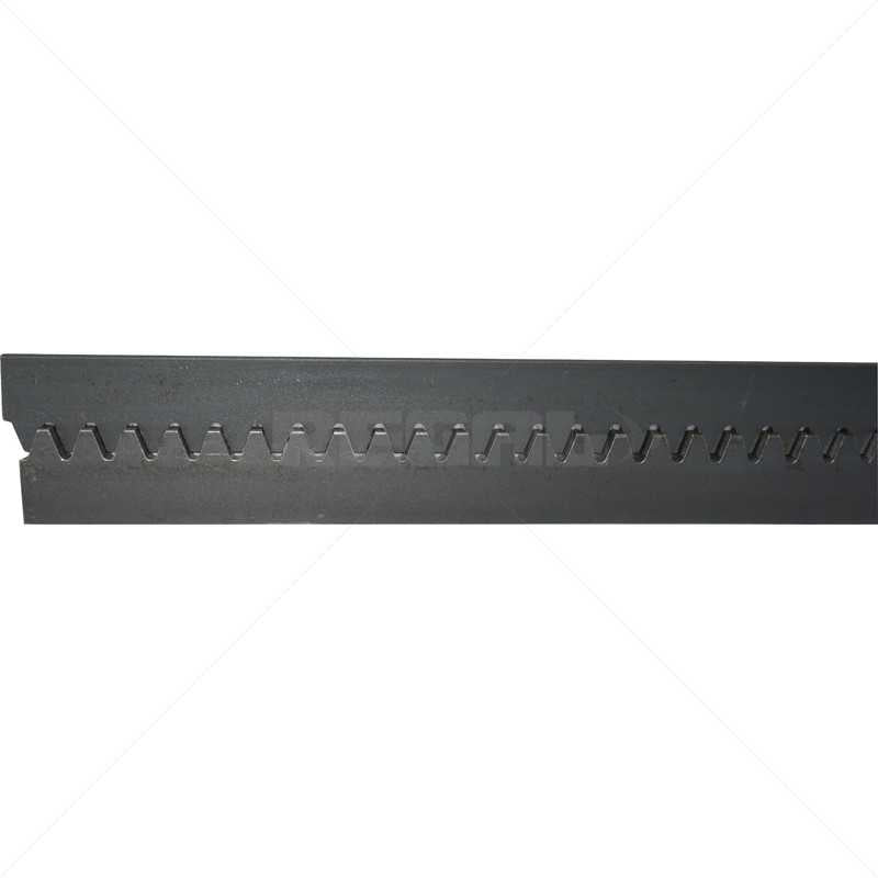 Rack-Steel 30x10mmx2m incl Brackets