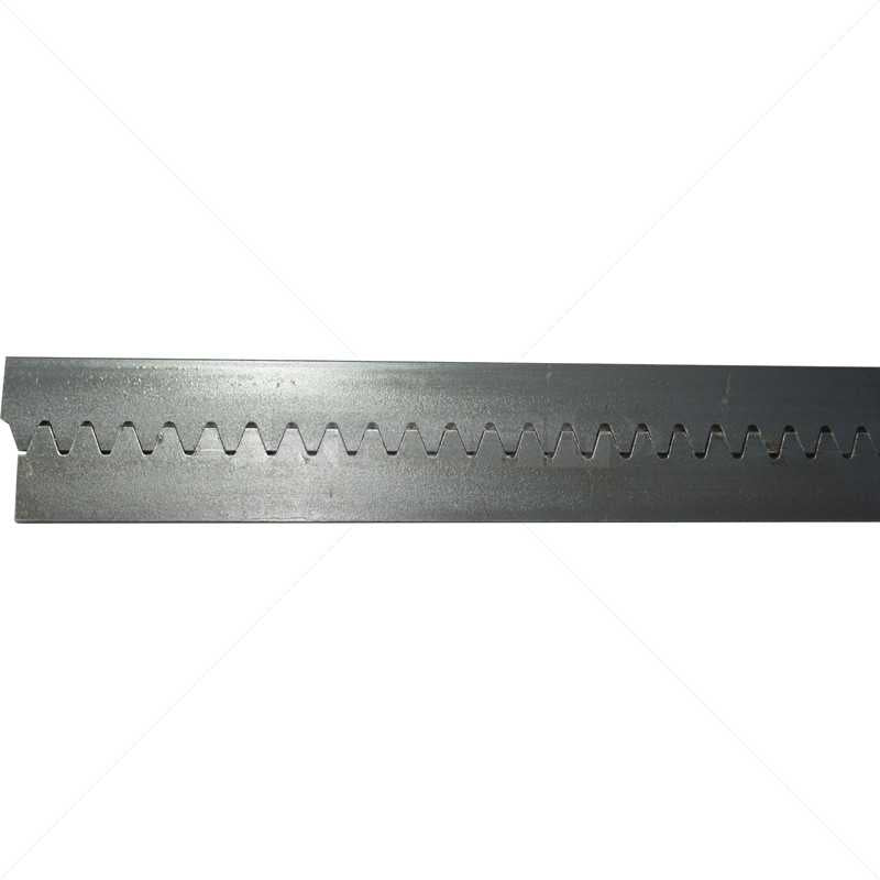 Steel Rack - 30 x10mm x 2m incl 4 x Angle Brackets