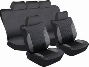 Stingray Grandeur 11-Piece Car Seat Cover Set Black