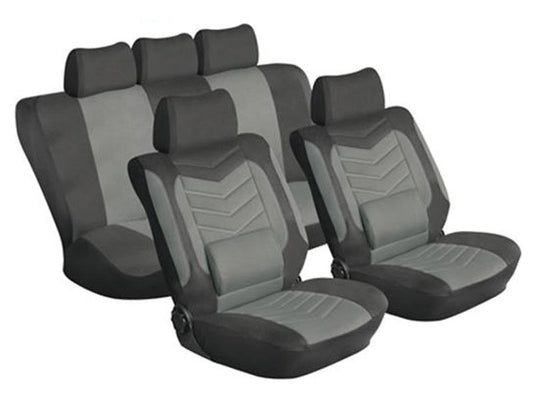 Stingray Grandeur 11-Piece Car Seat Cover Set Grey