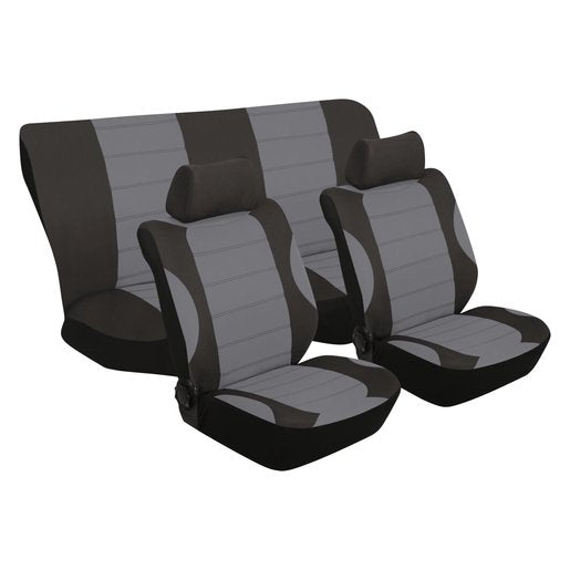 Stingray Laguna 6-Piece Car Seat Cover Set Grey