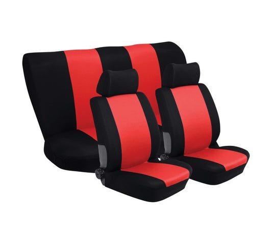 Stingray Nexus 6-Piece Full Car Seat Cover Set Red