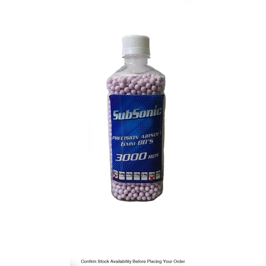 SUBSONIC 6MM BIO BB 0.28G 3000CT/BOTTLE-LIGHT PURPLE