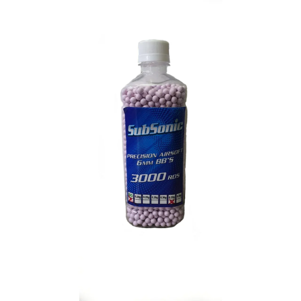 SUBSONIC 6MM BIO BB 0.28G 3000CT/BOTTLE-LIGHT PURPLE
