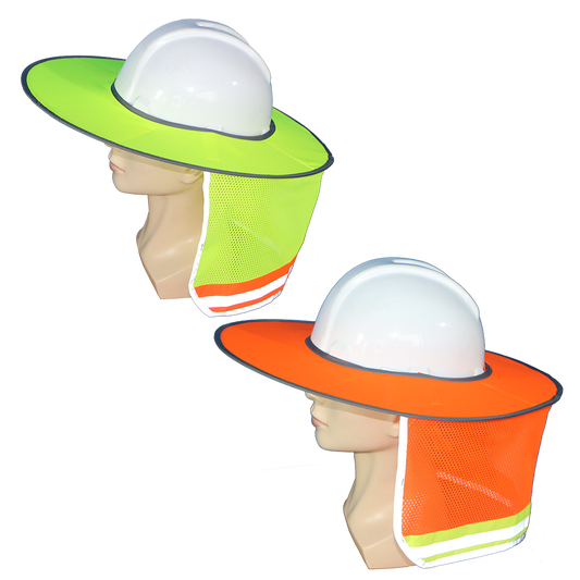 Pinnacle Sun Protector for Hard Hat with Reflective (Pack of 2) (Pack of 2)