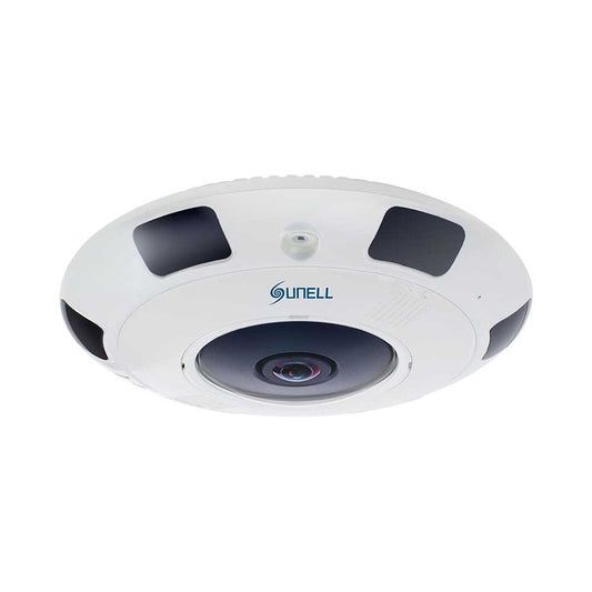 Sunell Ip Fisheye Dome 12mp Cmos, 4000x3000, Poe