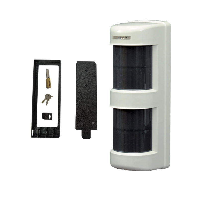 Takex MS-12FE Outdoor 180 PIR + theft resistant bracket with pin lock