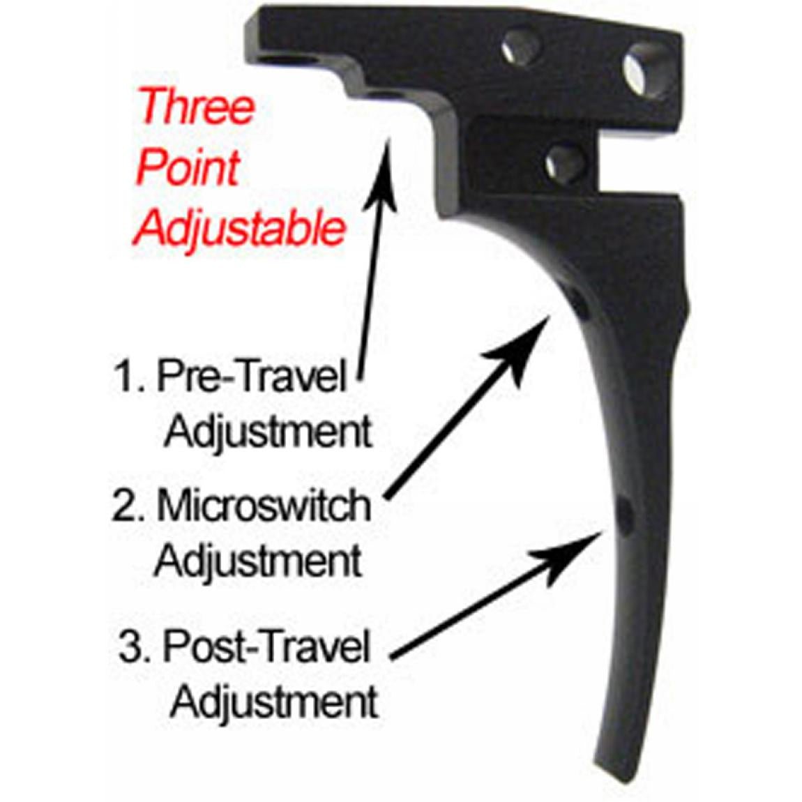 Tech-T Fang Trigger for Tippmann 98 Custom/Custom Pro/Platinum (40-1)